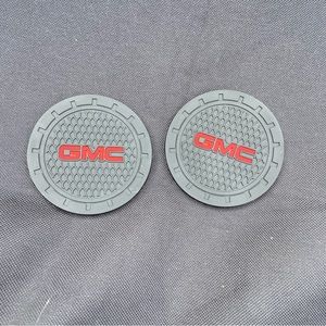 GMC car cup holder coasters 2pack